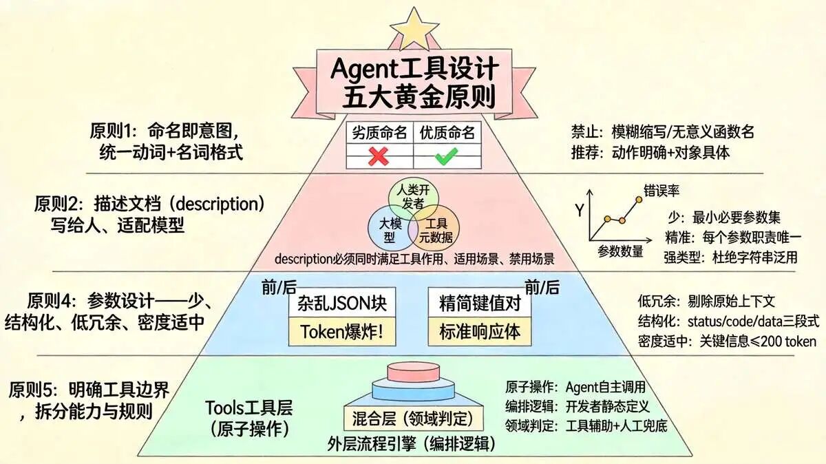 四、Agent 工具 设计  5条黄金原则