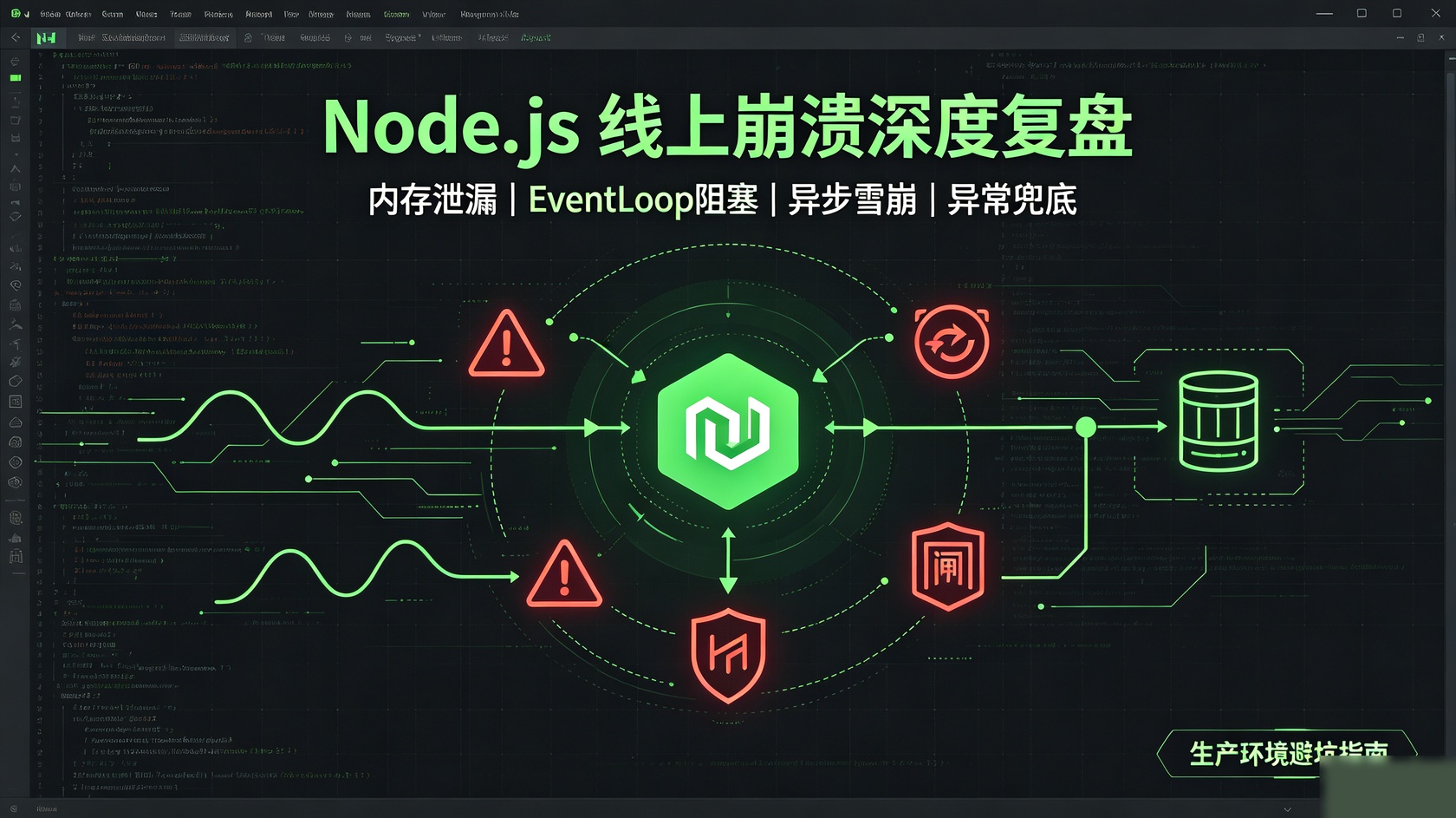 Node.js线上崩溃深度复盘：内存泄漏、EventLoop阻塞、异步雪崩-CSDN博客