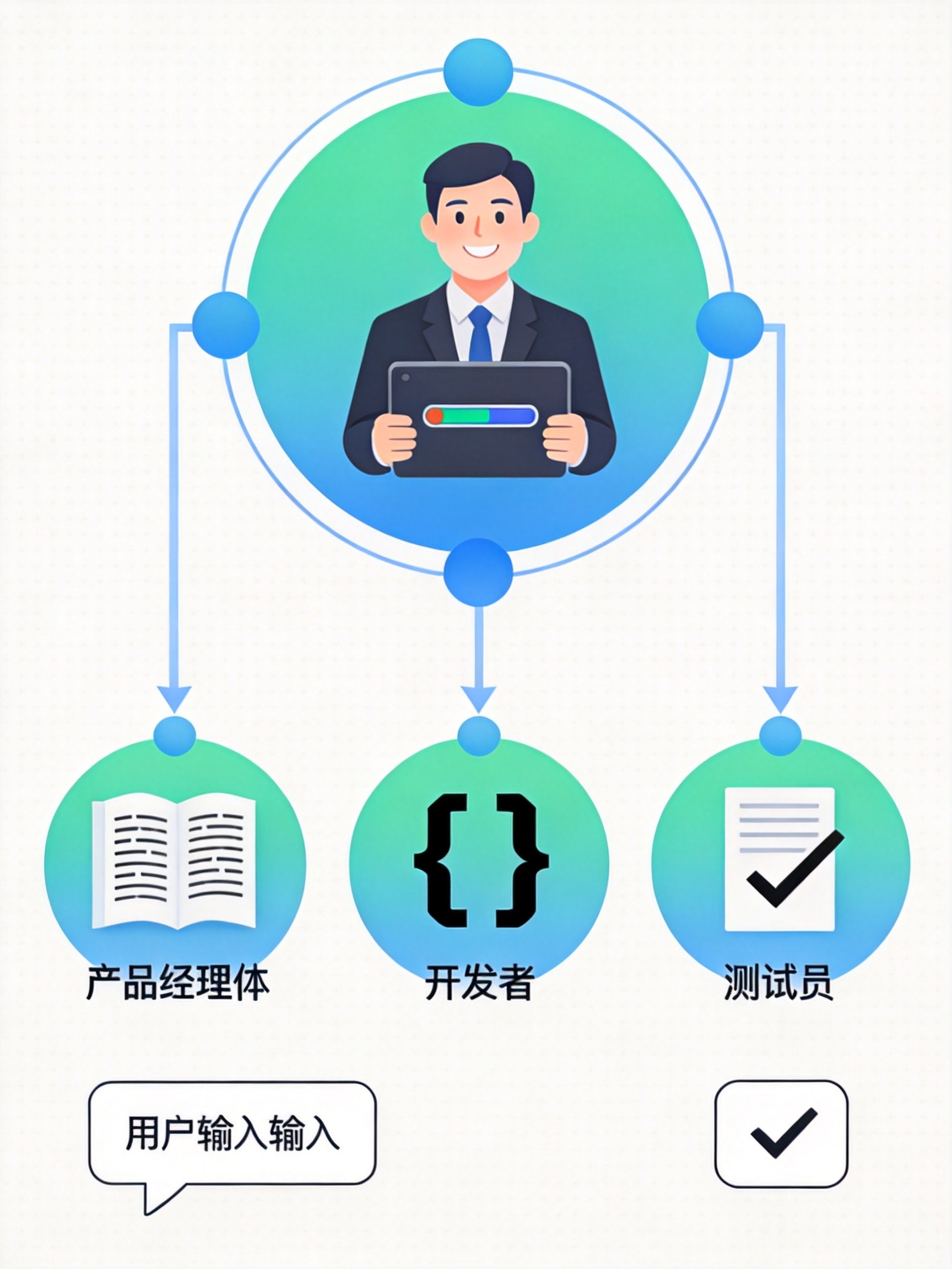 多智能体协作架构图