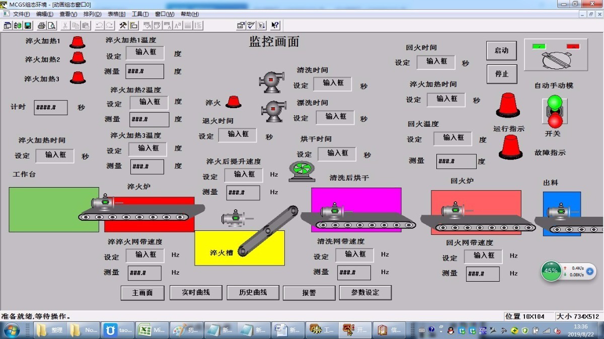 PLC温控系统硬件拓扑图