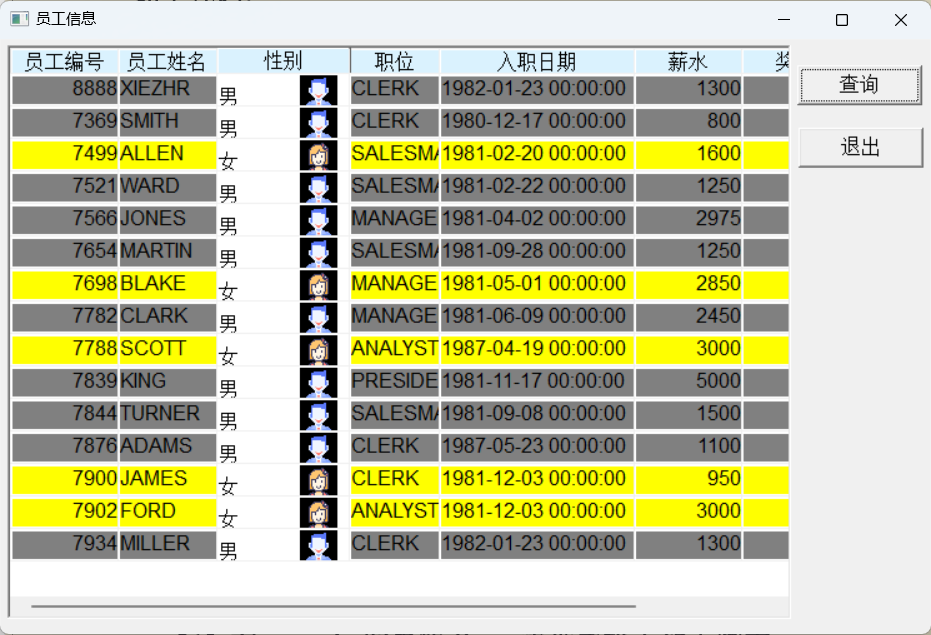 根据性别选择位图