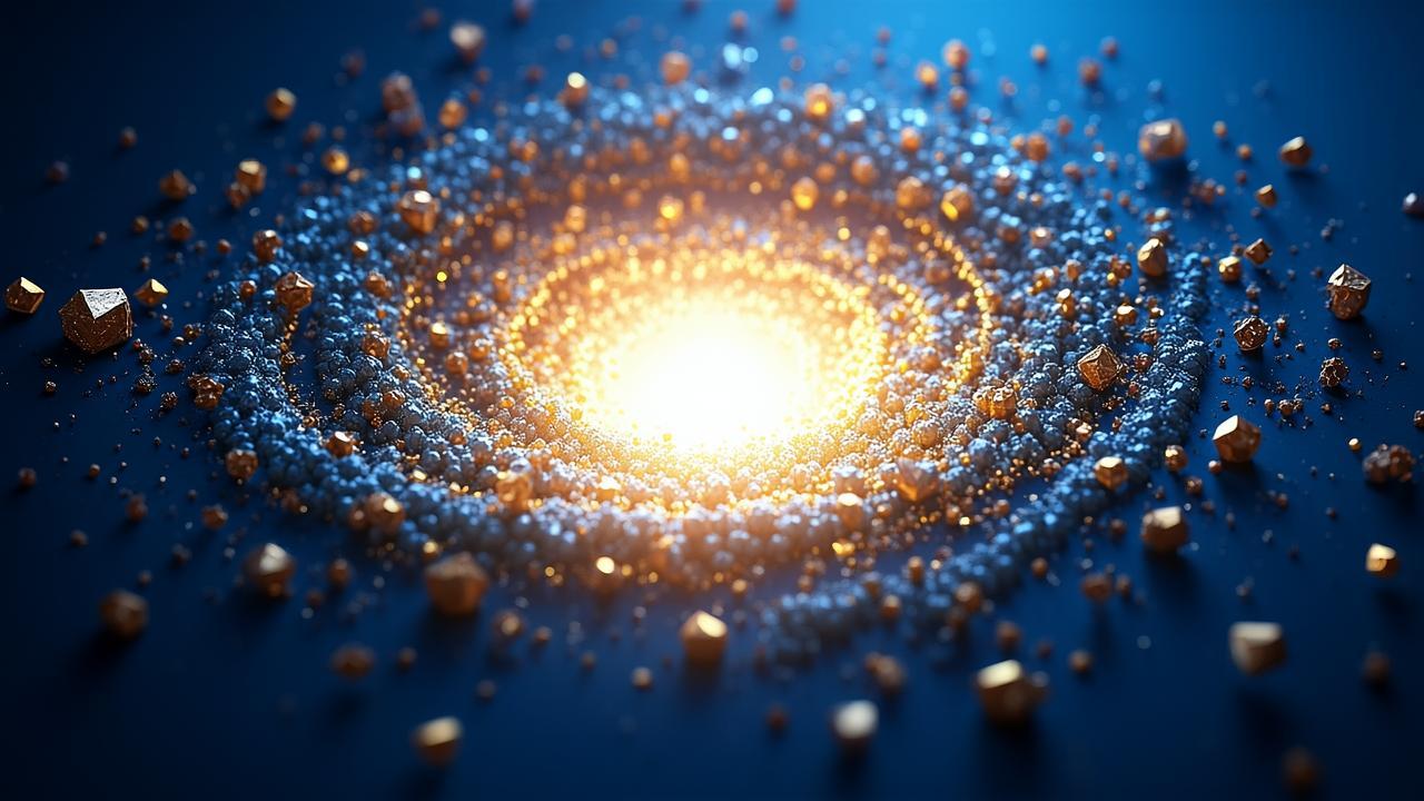 Abstract data processing concept: geometric golden