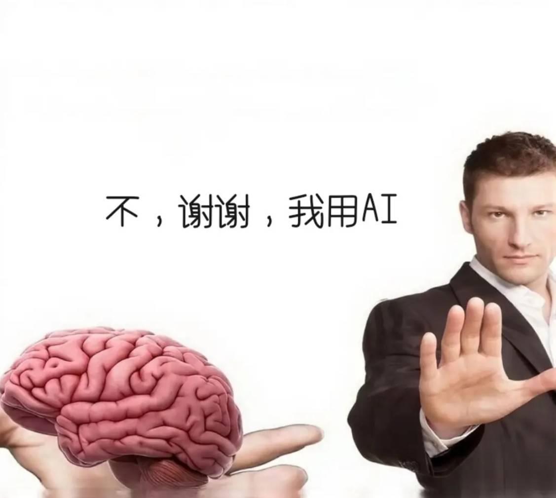 不, 谢谢, 我用AI