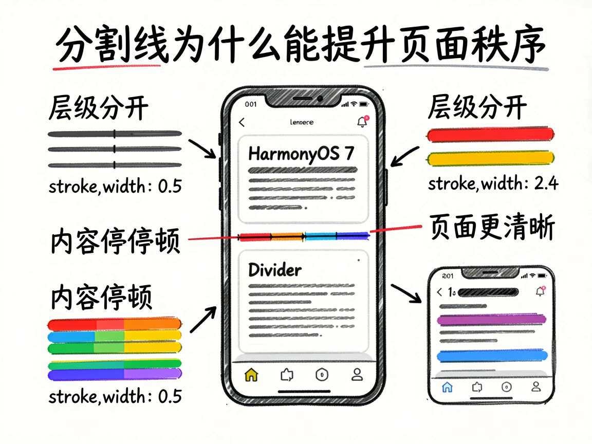 为一篇关于 HarmonyOS 7 DividerEssentials 教程的 Markdown 文