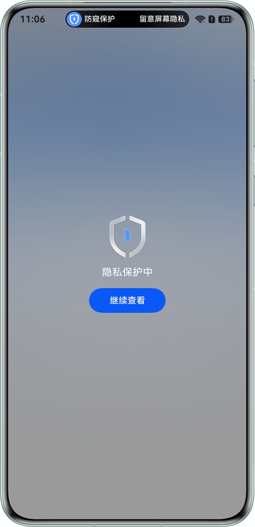 系统防窥蒙层