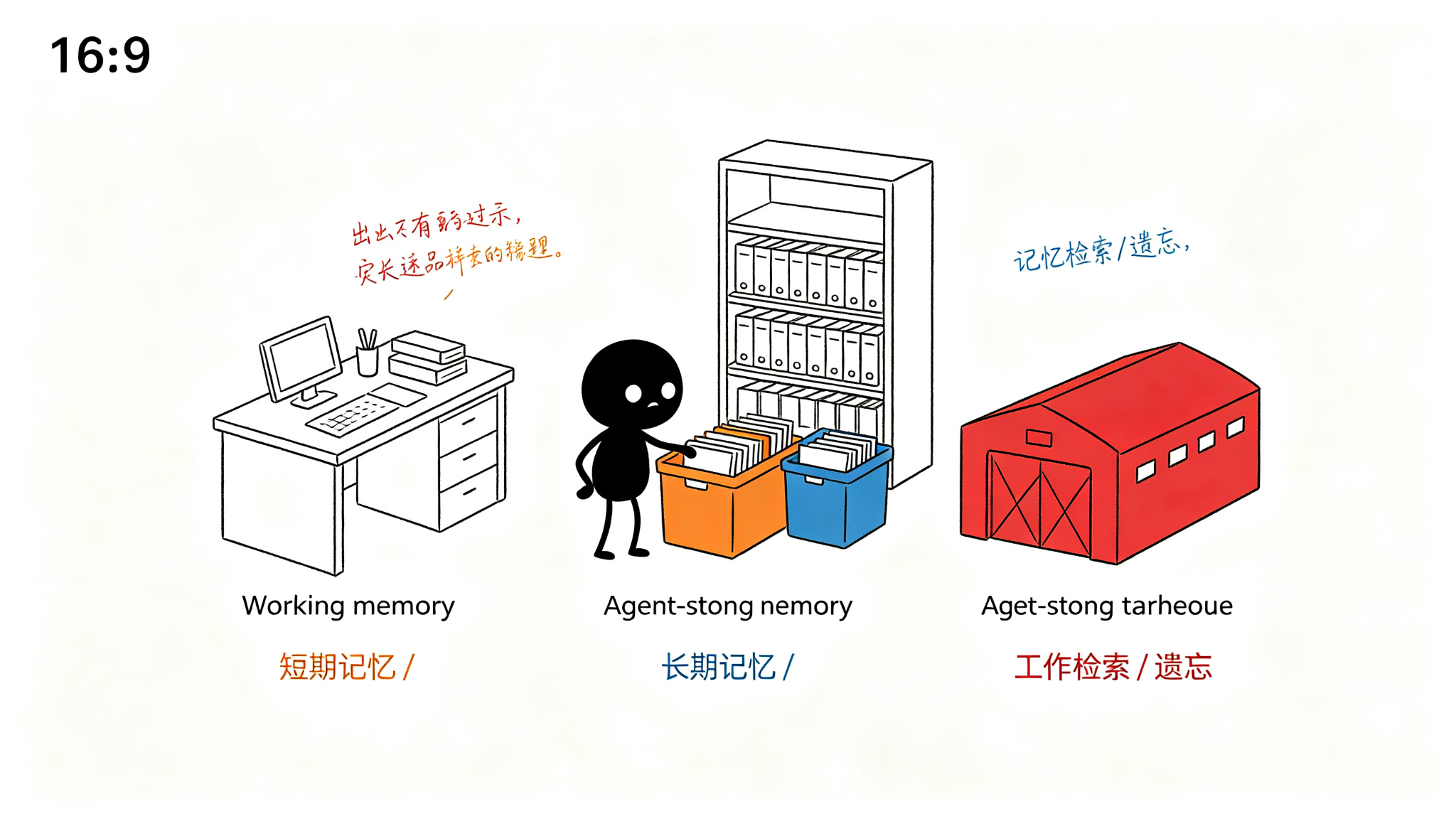 1. 认知科学中的记忆分类