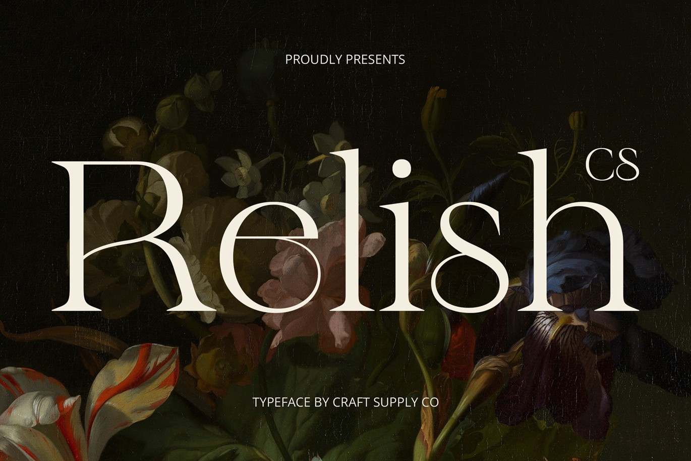 现代优雅品牌杂志包装徽标设计衬线英文字体安装包 Relish – Aesthetic Font , sucaiwan.com