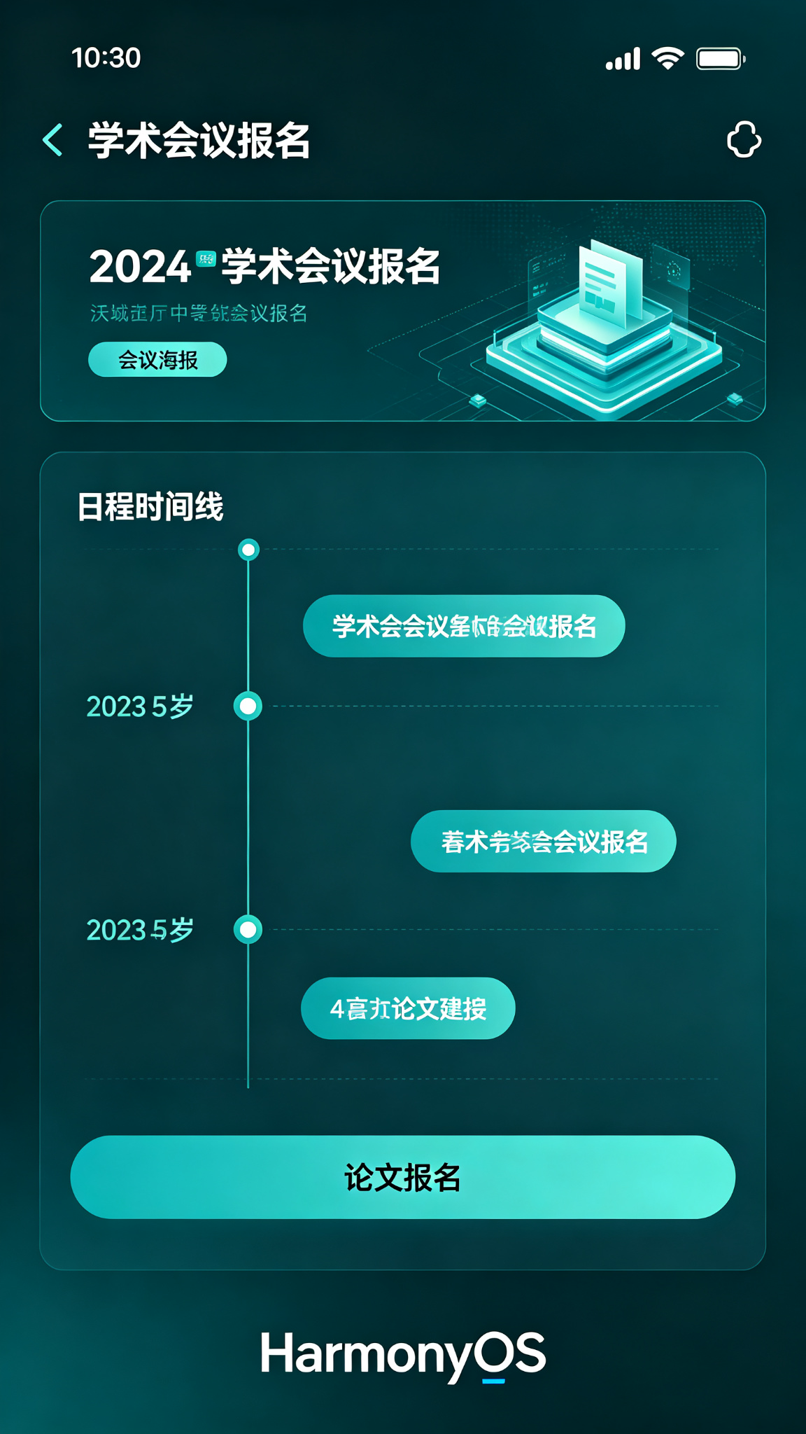 校园学术会议与研讨会报名应用