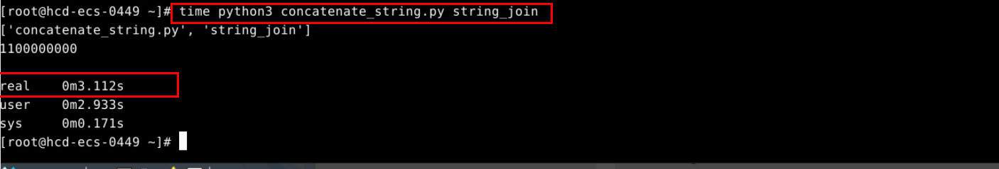 基于华为开发者空间，体验鲲鹏DevKit之Python字符串拼接系统性能分析_Python_26
