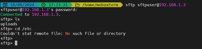 Sftp Remote Linux System