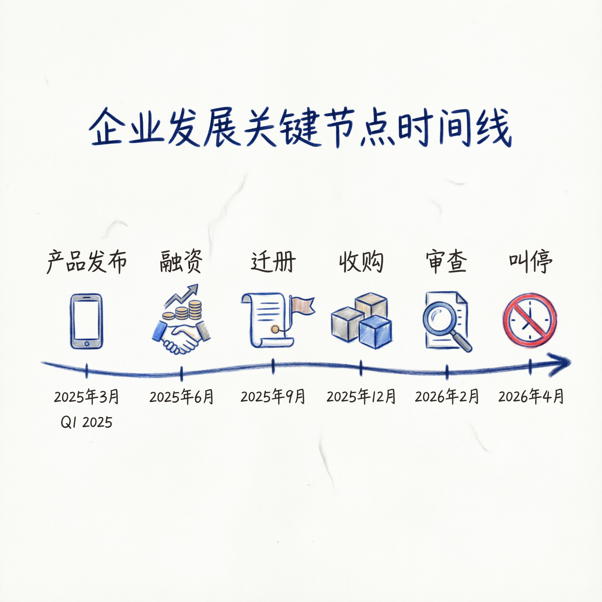 一条从2025到2026的并购与监管时间线信息图