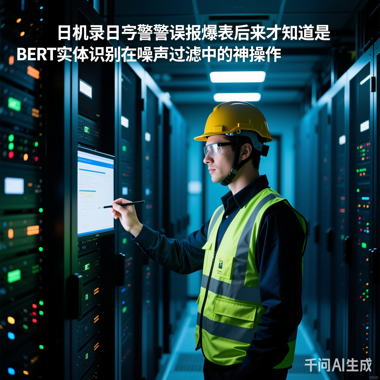 运维工程师深夜机房巡检