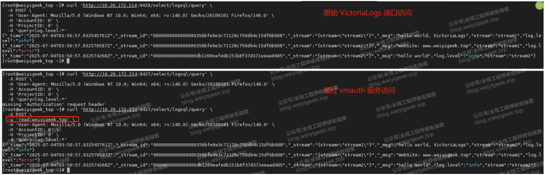 运维噩梦：日志泄露！VictoriaLogs 如何用 vmauth 实现安全访问控制，告别裸奔？
