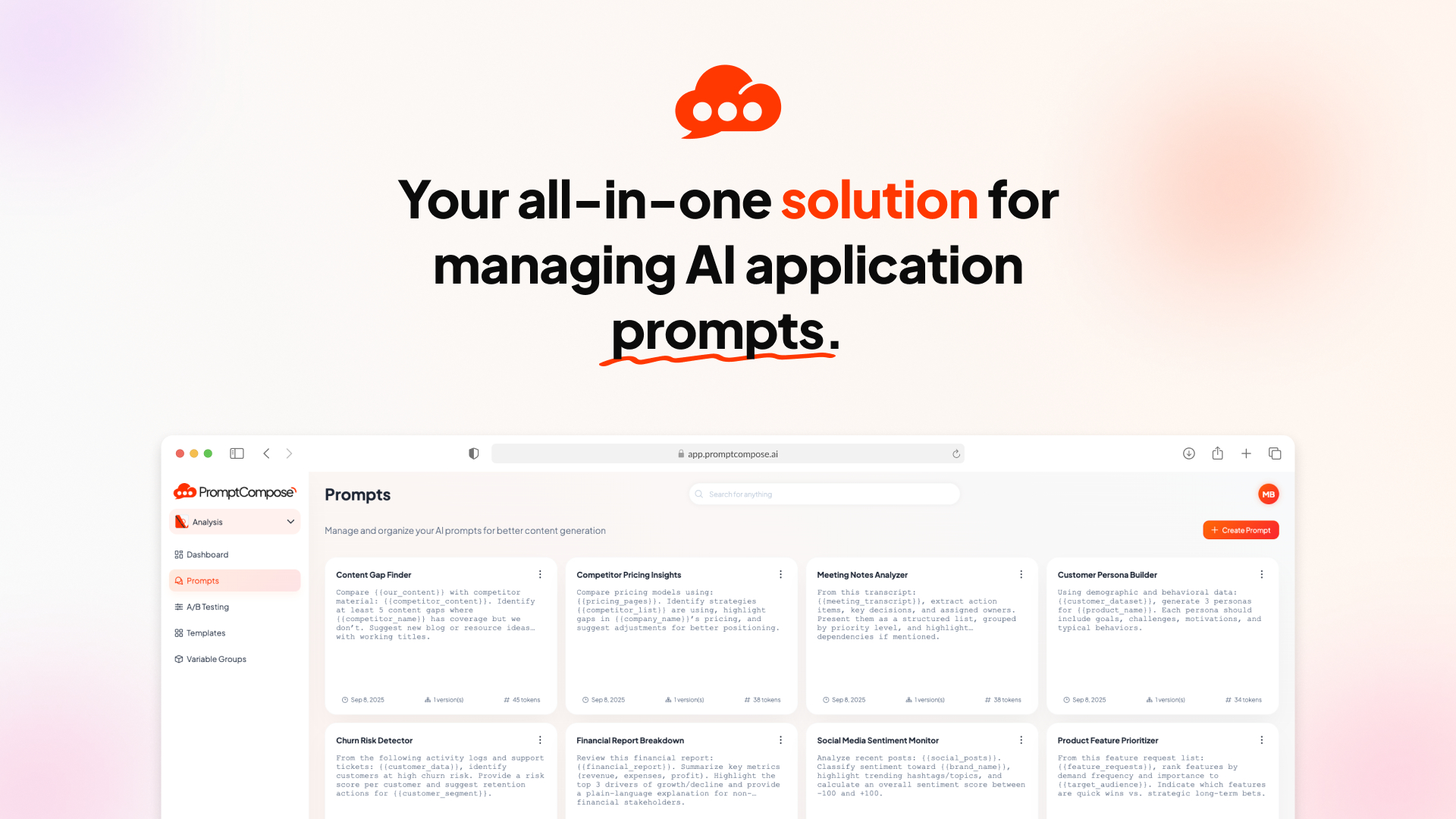 PromptCompose - Beta