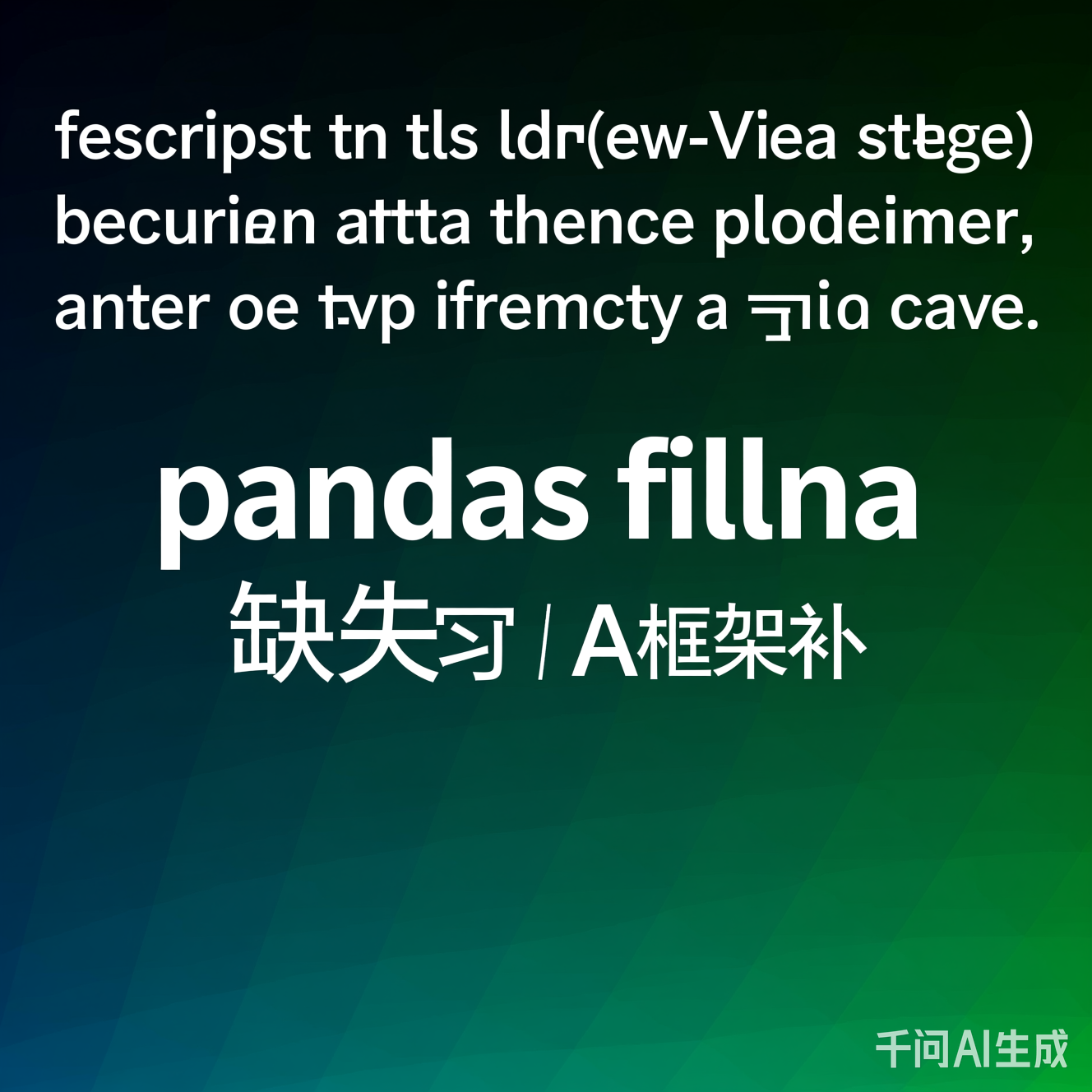 智能缺失值填补技术框架