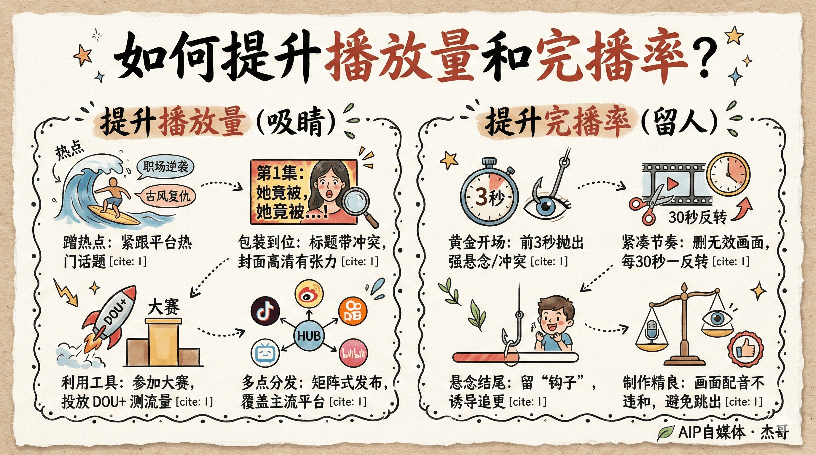 如何提升播放量和完播率