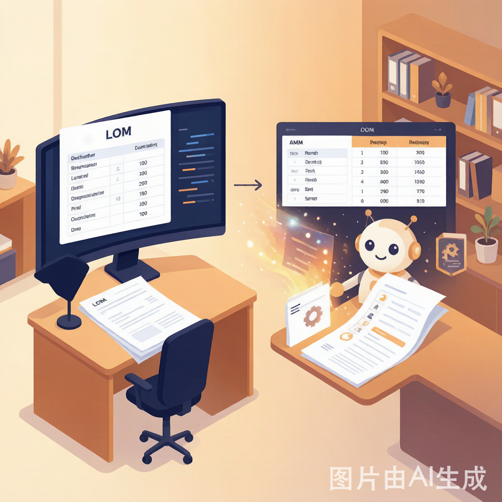 采购场景：BOM成本计算 + 批量合同生成 + 发票OCR