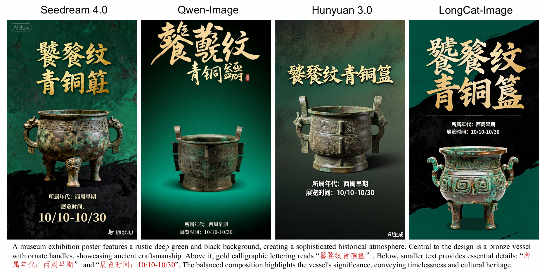 文字生成能力对比