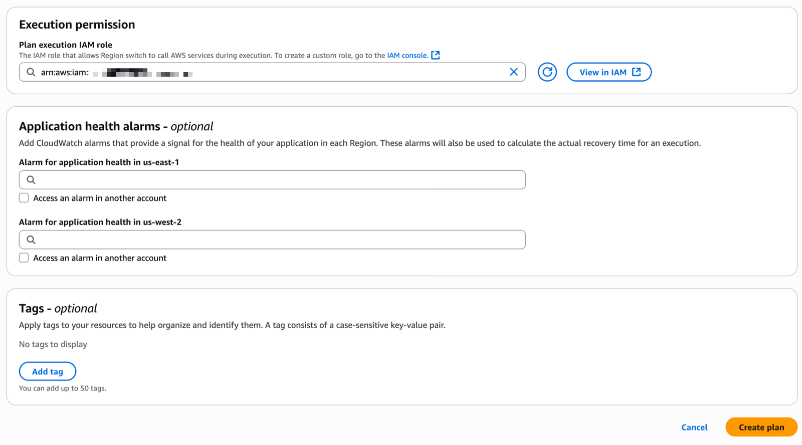 ARC 区域切换 - 创建计划 2