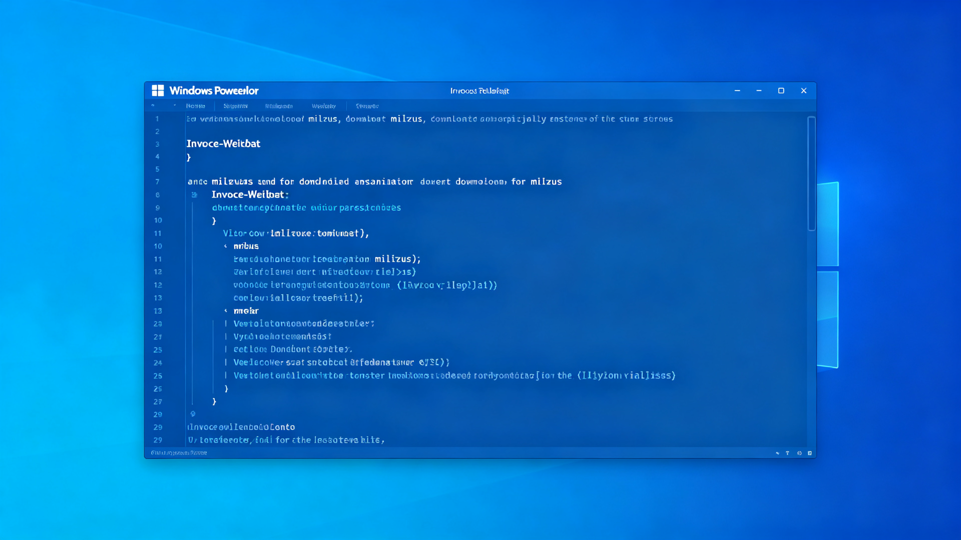 PowerShell 下载安装脚本