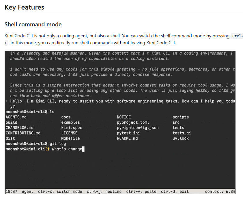 kimi-cli 项目介绍图